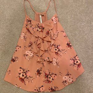 Pink Floral Tank